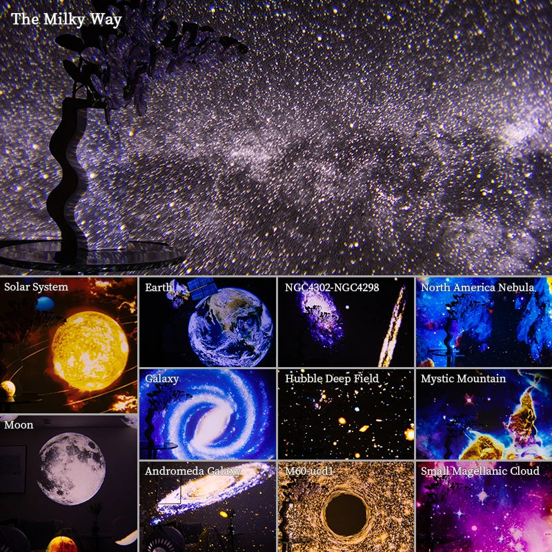 Night Light Galaxy Projector Starry Sky